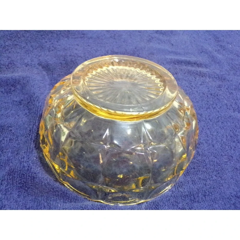 Vintage Tiara Yellow Mist Sunset‎ Thumb Candy Bowl Dish